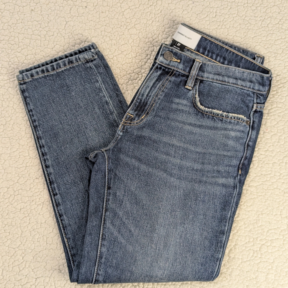 Current/Elliot Blue Straight Leg Jeans